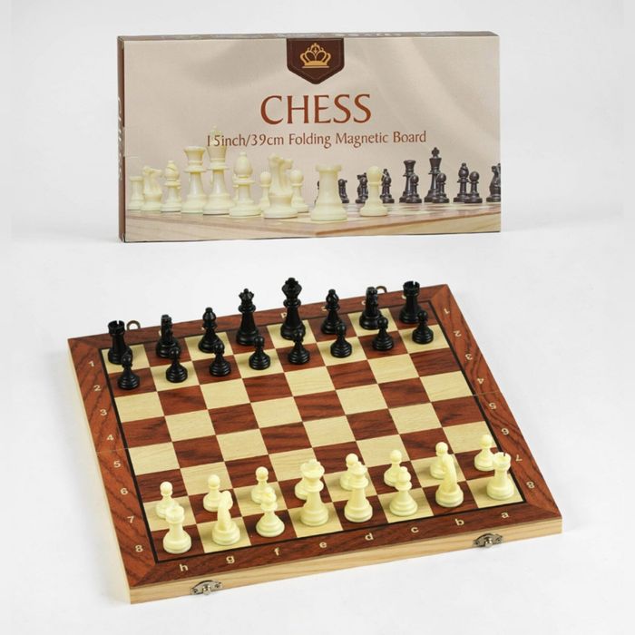 Дерев'яні магнітні шахи 24см, 29 см, 34 см, 39 шахматы магнитные