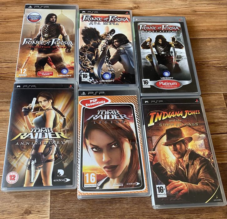 Sony PSP: GTA, Tomb Raider, Indiana Jones, God of War, Dante’s Inferno