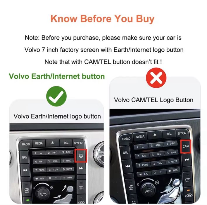 Volvo apple car play android auto interfejs dedykowany do Volvo - nowy