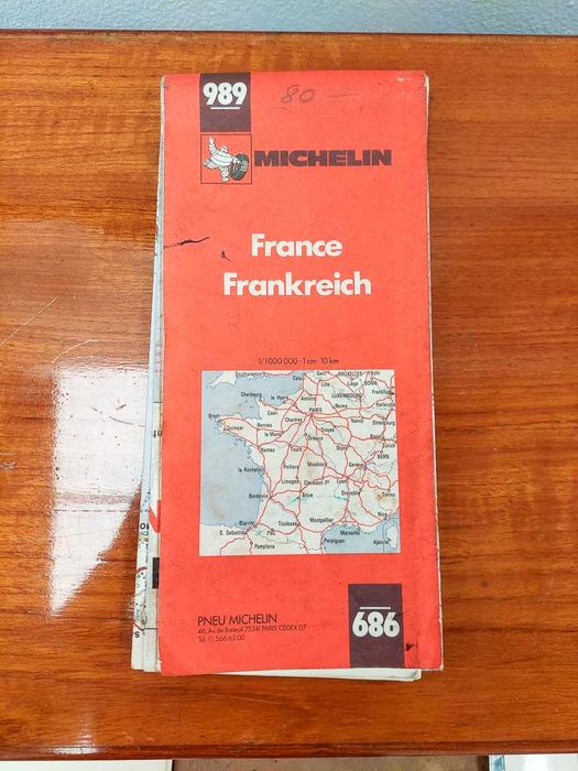 Марa França - Carte Michelin France Grandes Routes