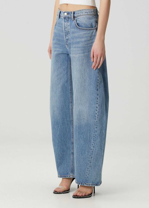Джинси Alexander Wang Rhinestone Embellishment Jeans Blue