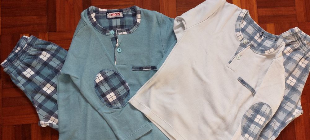 Lote 3 pijamas-  1  polar e 2 cardados - 4 anos