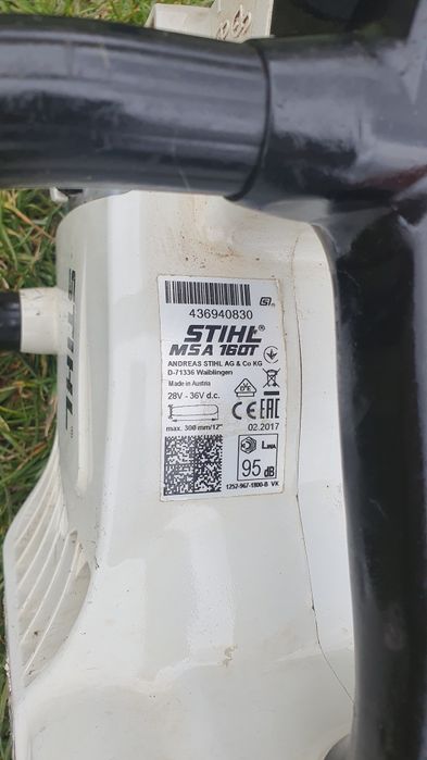 Piła akumulatorowa stihl msa 160t