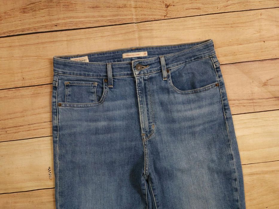 LEVI'S 721 High Rise Skinny Spodnie Jeans Damskie r. 31/30