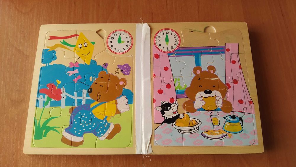Пазли дерев'янні книжка