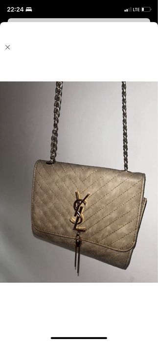 Сумка y&l бежевого кольору