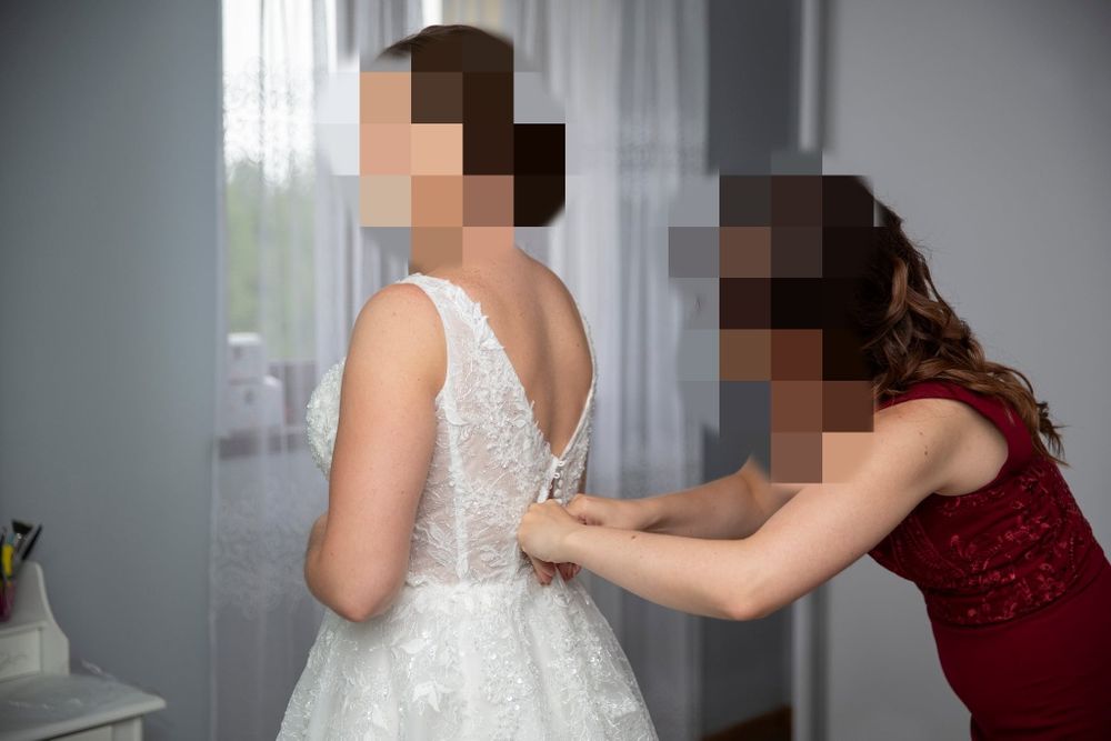 Suknia ślubna w literę A