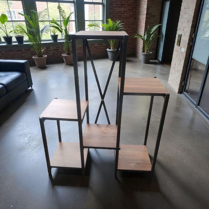 Підставка Loft для квітів або декору лофт розбірна стелаж для квітів