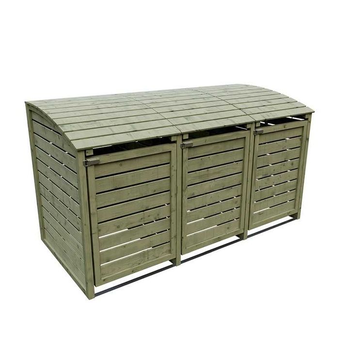 Obudowa Śmietnika Potrójna Premium Do Montażu Zabudowa Koszy