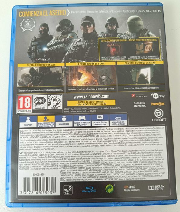 PS4 Tom Clancy's Rainbow Six Siege (Advanced Edition)