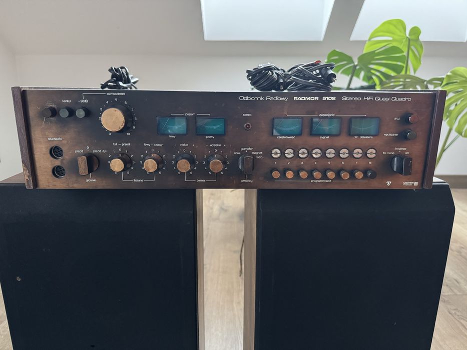Zestaw audio Unitra Radmor 5102 + kolumny Unitra Tonsil