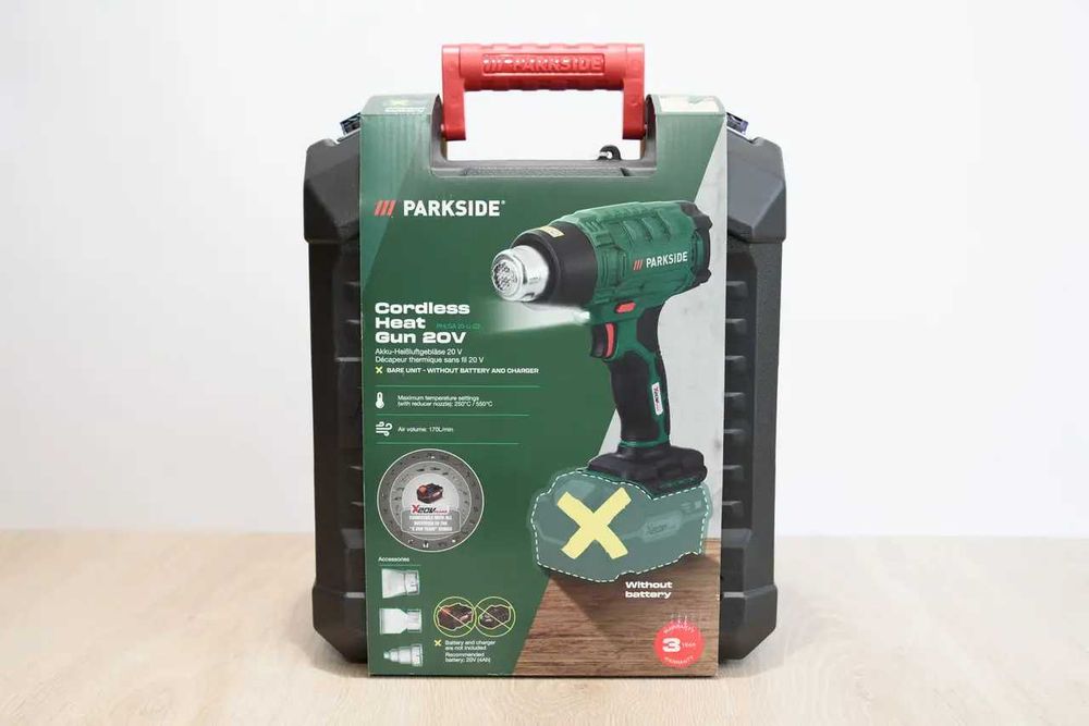 Акумуляторний будівельний фен Parkside PHLGA 20-Li D3