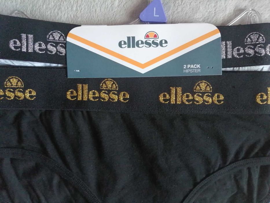 ELLESSE 2 Pack Short 2 x Figi Nowe Majtki Damskie E 40 Oryginalne 100%