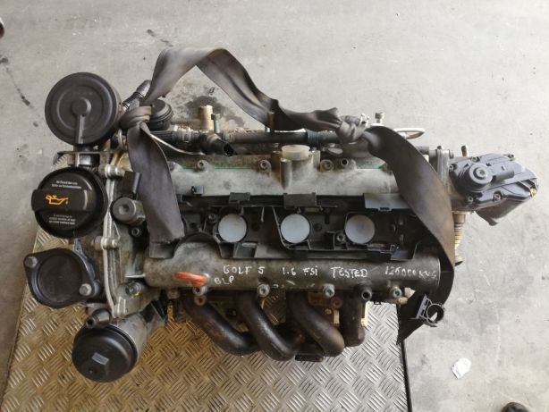 Motor Vw Seat Audi Skoda 1.6 Fsi 115cv Ref: BLP e BLF
