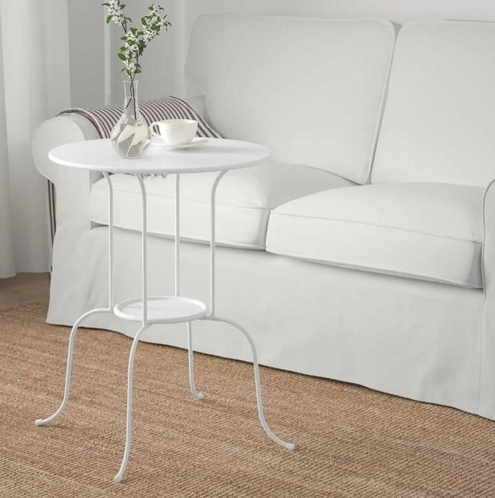 Stolik okrągły metalowy ikea
