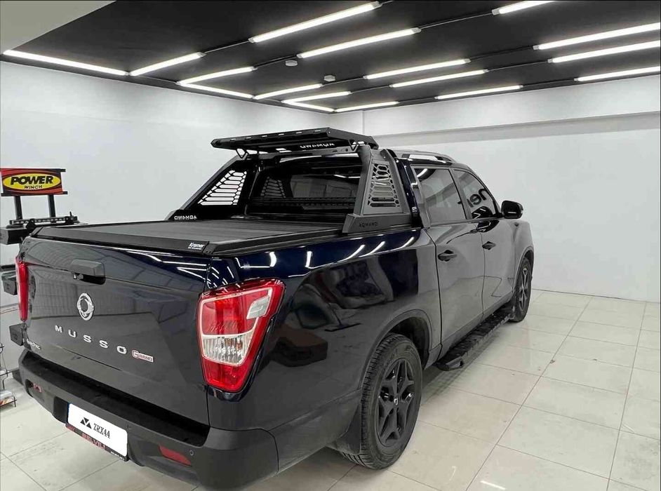 SsangYong Musso orurowanie paki rollbar HUNT +kosz