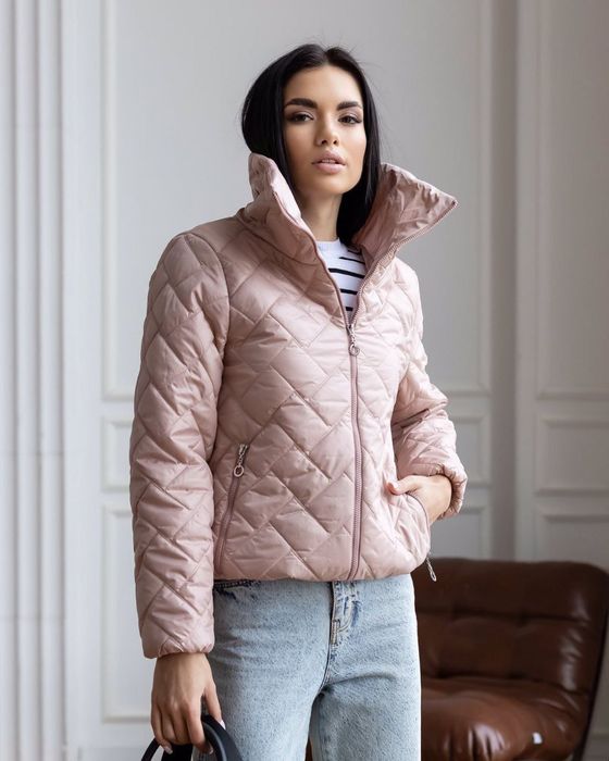 Куртка жіноча демісезон, пудра