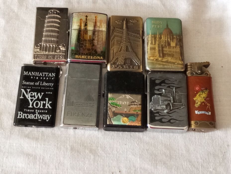 Vendo isqueiros usados.