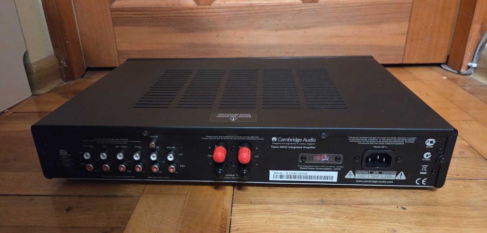 Wzmacniacz z Bluetooth Cambridge Audio Topaz AM10 2x55W BT stereo audio hi-fi audiofilski phono przedwzmacniacz