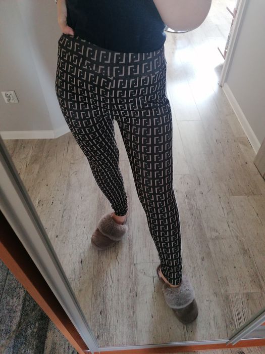 Bawelniane spodnie w gumkę