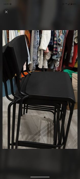 Krzesła hokery Ikea