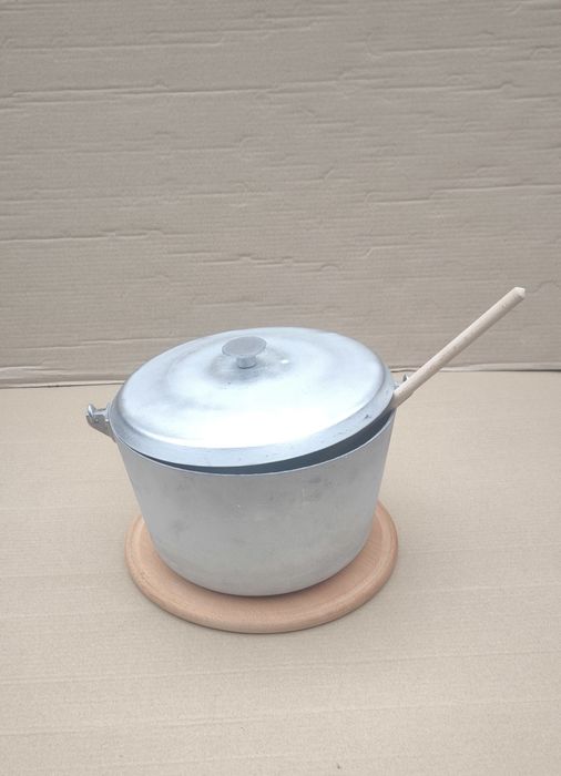 Казан алюмінієвий для мангалу тринога  новий