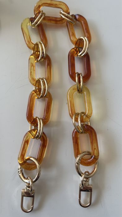 P012-Pomarańczowy pasek do torebki