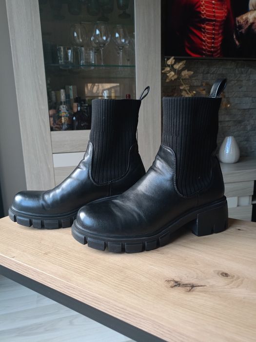 Botki damskie czarne DeeZee r.39