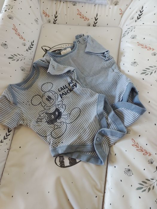 Zestaw body na krótki rękaw, rozmiar 62
