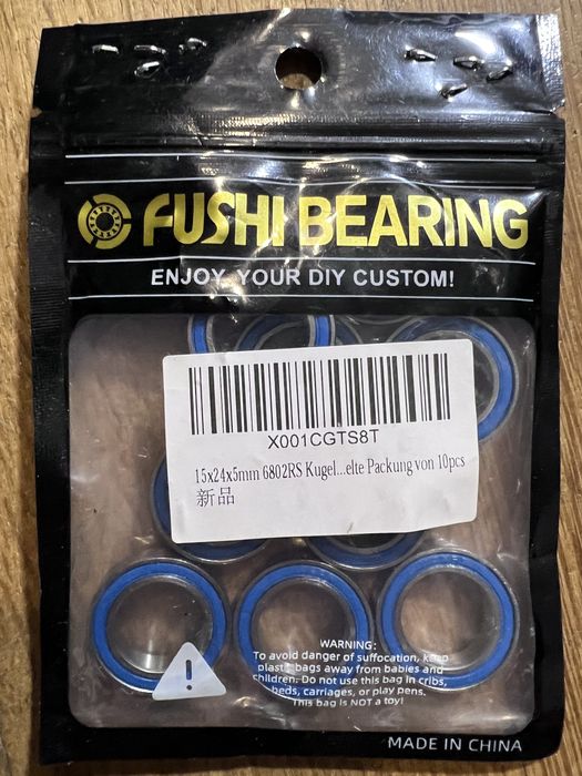 Pack 10 Rolamentos Fushi Bearing Novos