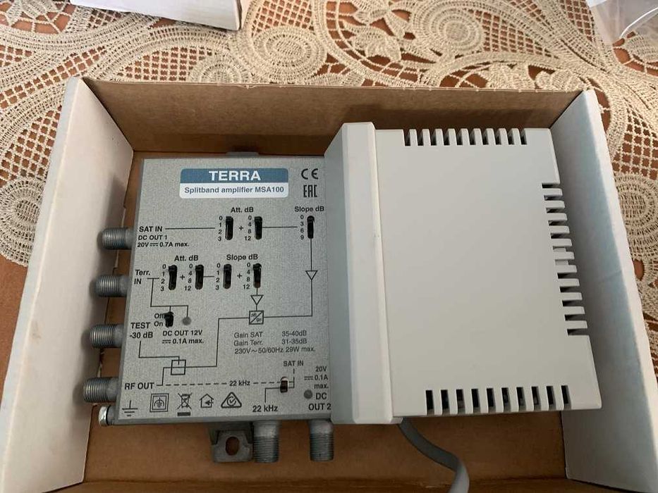 Amplifier Terra MSA 100 Splitband  TV SAT   wyprzedaż