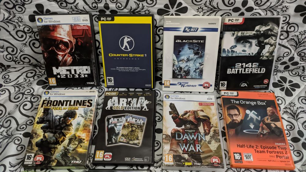 Gry PC - ARMA Gold, SWAT 3, CS Antology, Warhammer 40k