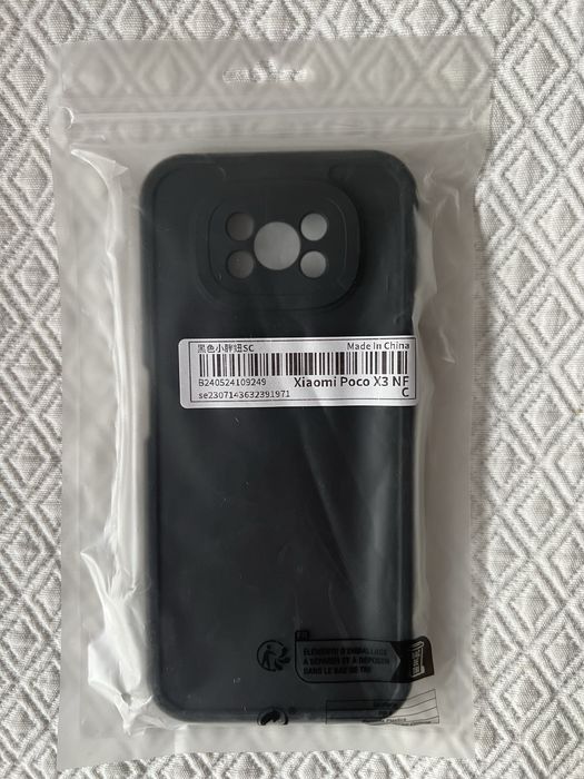 Capa preta Xiaomi Poco X3