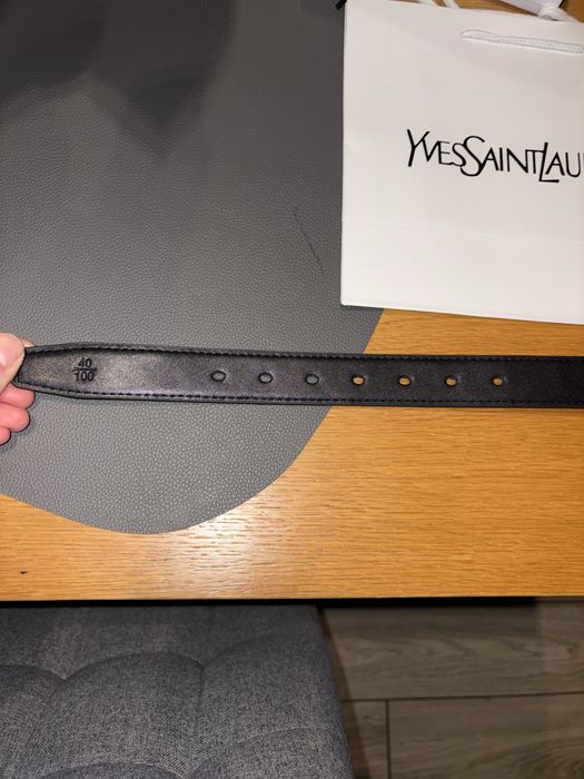 Czarny Damski Pasek YSL (Yves Saint Laurent)