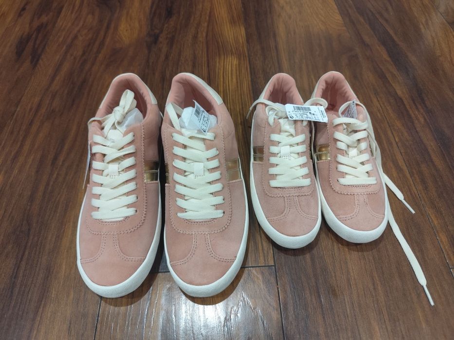 HIT!Zestaw dla mamy i córki buty sportowe skórzane next r. 39 i 32