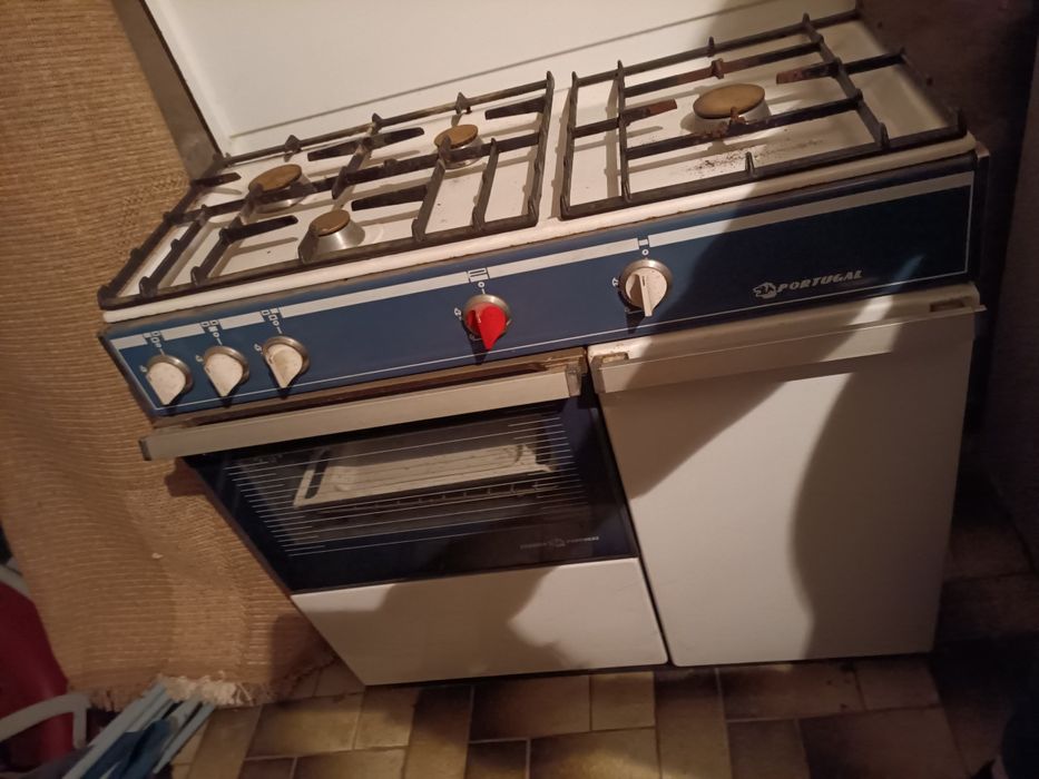 Placa e forno a gás