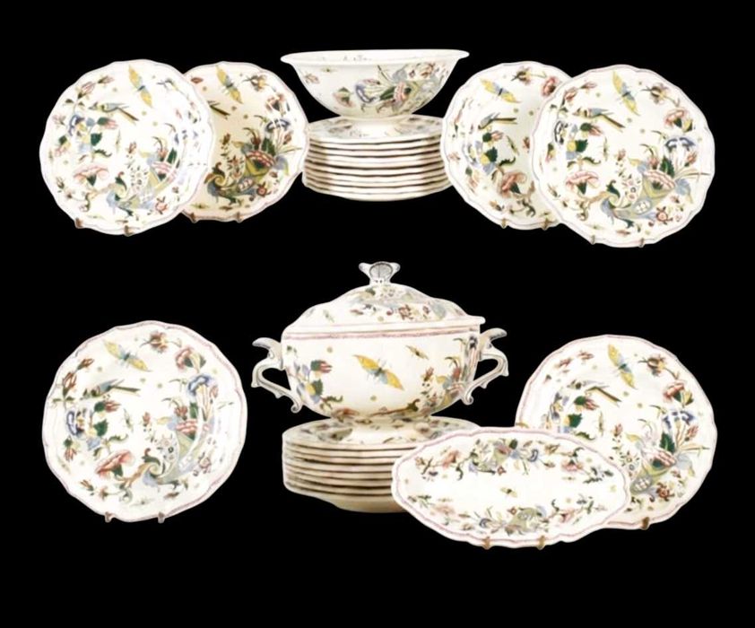 Serviço de jantar em faiança Gien