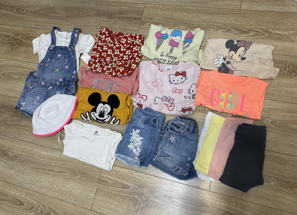 ціна за все 17 шт лот на дівчинку 12-18 місяців 80-86 см