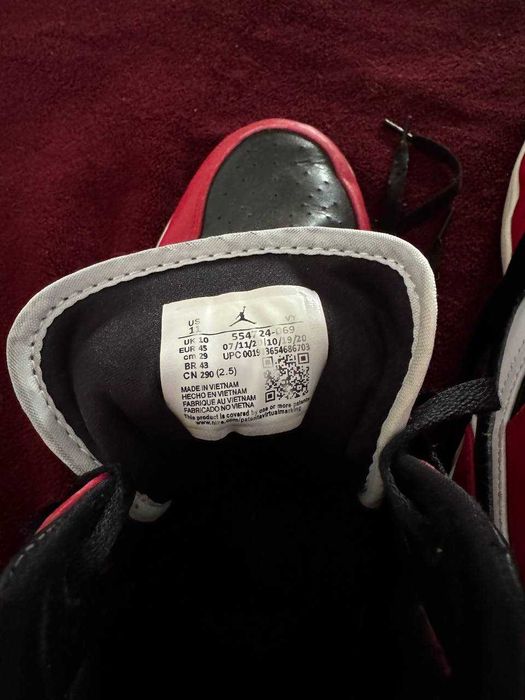Nike Air Jordan 1 Mid “Chicago” | устілка 30 см