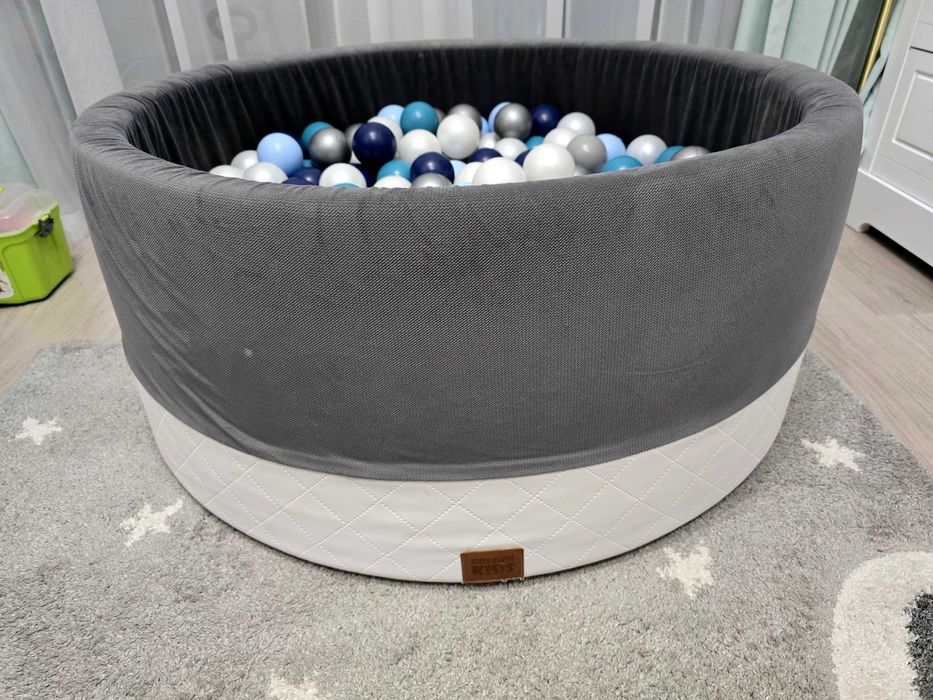 Basen z piłkami dla dzieci, golden kids 90x40 cm