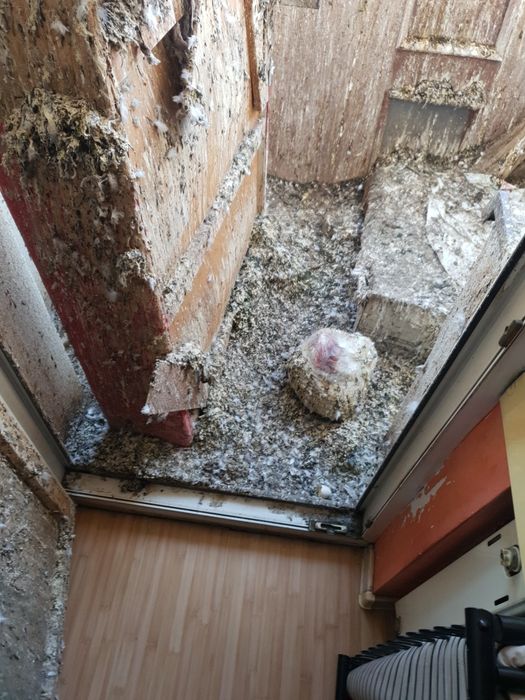 Czyszczenie mycie sprzątanie balkonów