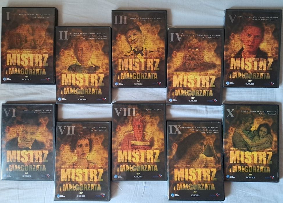 Mistrz i Małgorzata- film dvd 1-10 (całość)