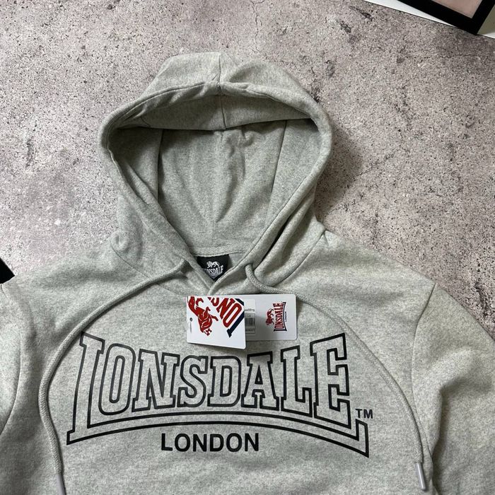Чорний Худі Lonsdale XS S M L XL XXL
