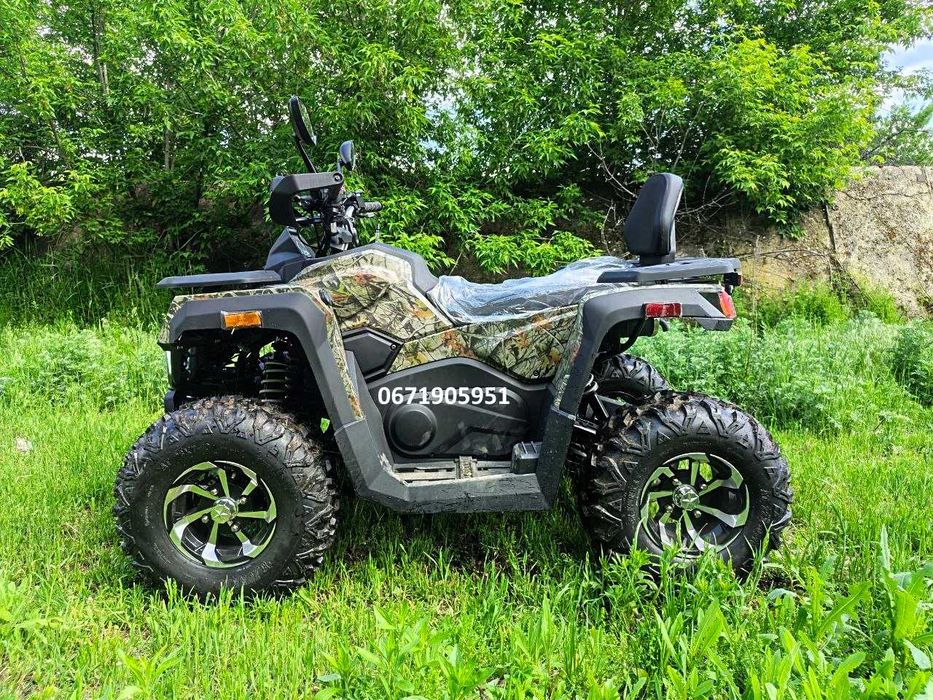 Квадроцикл Comman Ranger 250 cc (камуфляжний, чорний) Вантажопідйомність -180 кг Доставка безкоштовна до самого будинку!
