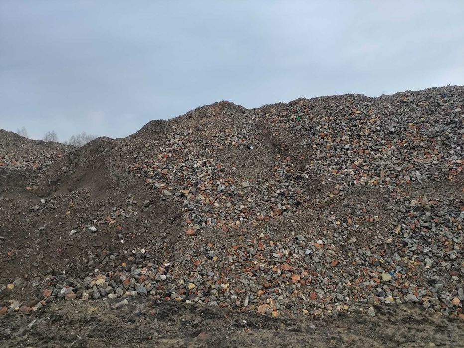 Przekrusz betonowo-ceglany, kruszony beton z cegłą + transport
