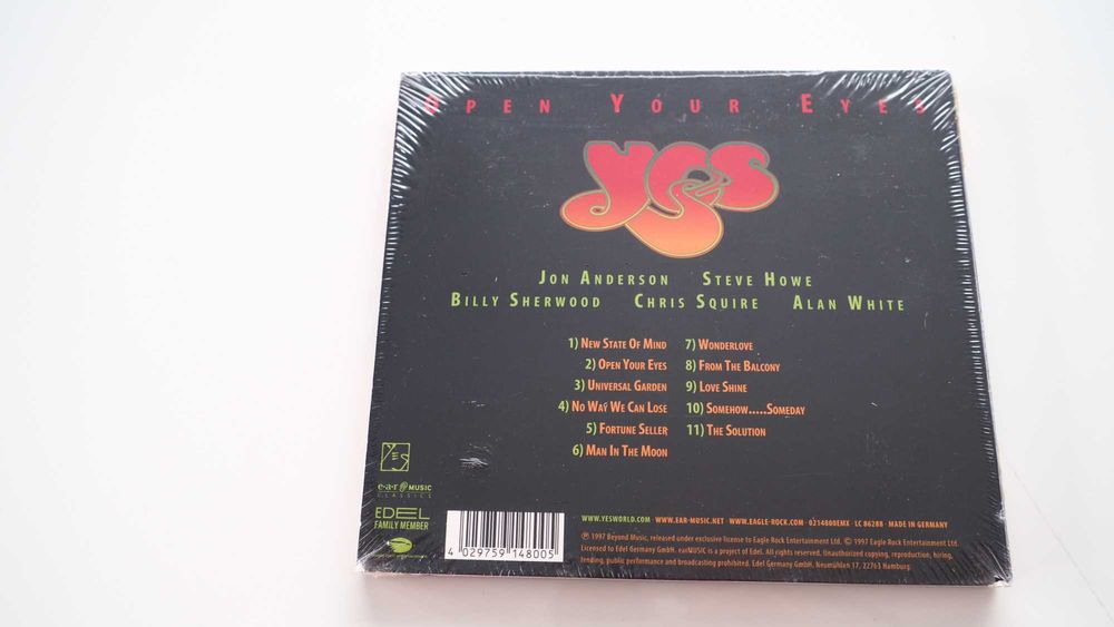 YES – Open Your Eyes • 0214800EMX • CD 2019 Germany • Reissue • Digipak • Stan NOWA / fabryczna folia