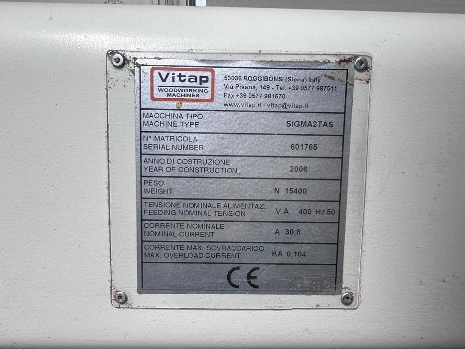 Wiertarka przelotowa Vitap Sigma 2TAS