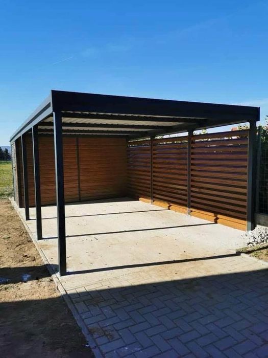 Nowoczesny panel ogrodzeniowe typ żaluzja z blachy powlekanej 2,5x1,25