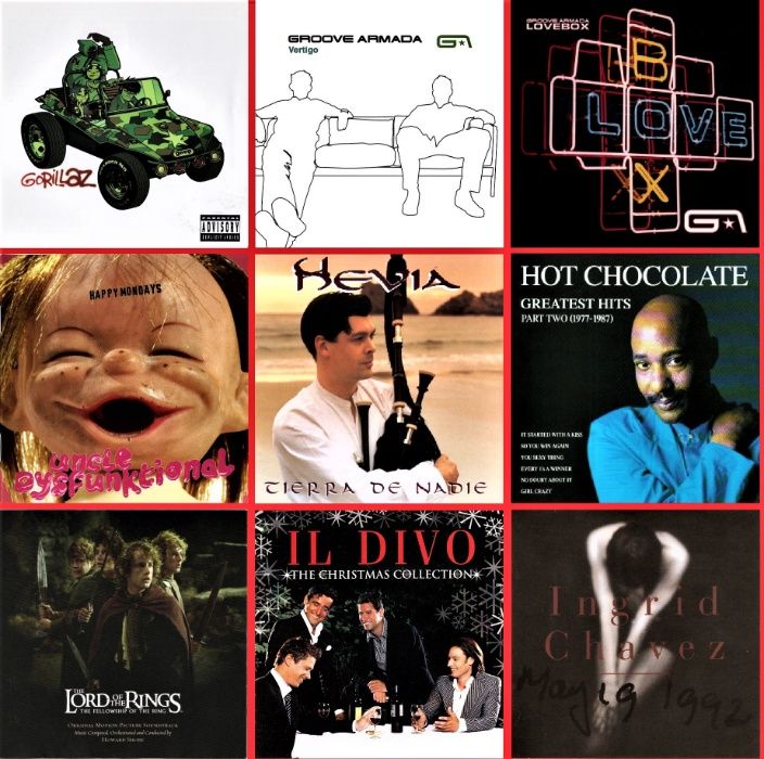 72 CDs - 3€ Cada - Muito Bom Estado