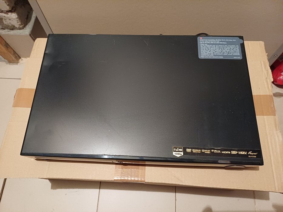 Odtwarzacz Blu-ray Samsung BD-P2500 | HQV Reon, Wyjścia 7.1, HDMI, uszkodzony